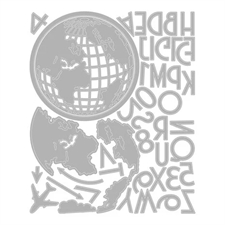 Sizzix Thinlits - Tim Holtz Vault Collection / World Travel